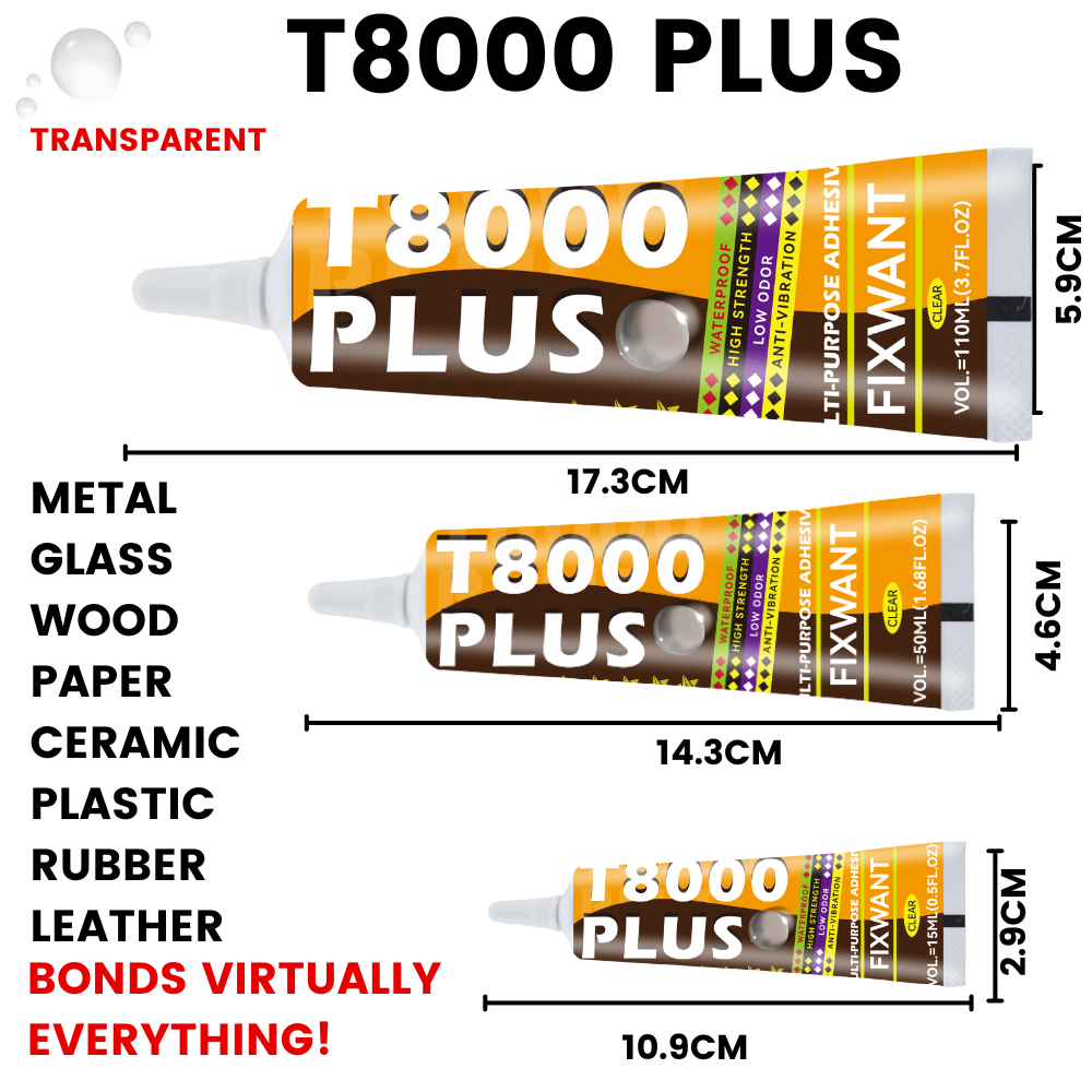 Electronics Repair Plus - غراء إصلاح الهاتف T8000 PLUS -