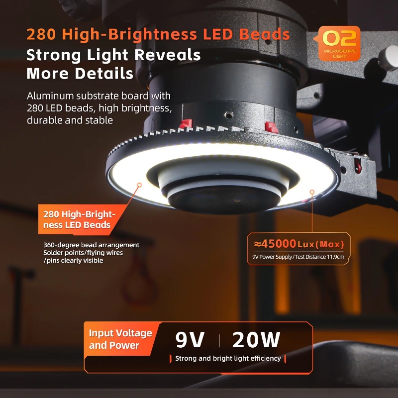 ضوء مجهر YCS Flying Saucer Plu - مراجعة Electronics Repair Plus وسعره