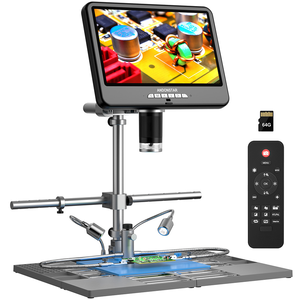 Andonstar 4K 60FPS HDMI مجهر ر - مراجعة Electronics Repair Plus وسعره