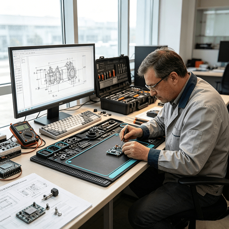 بساط عمل متعدد الوظائف للحام م - مراجعة Electronics Repair Bench وسعره